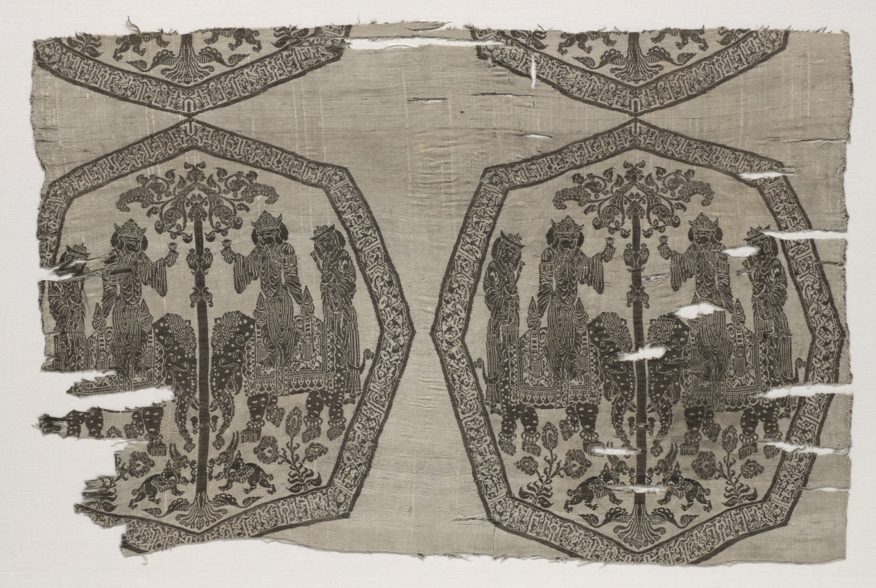 Brocade weaving (Zari-bafi) example