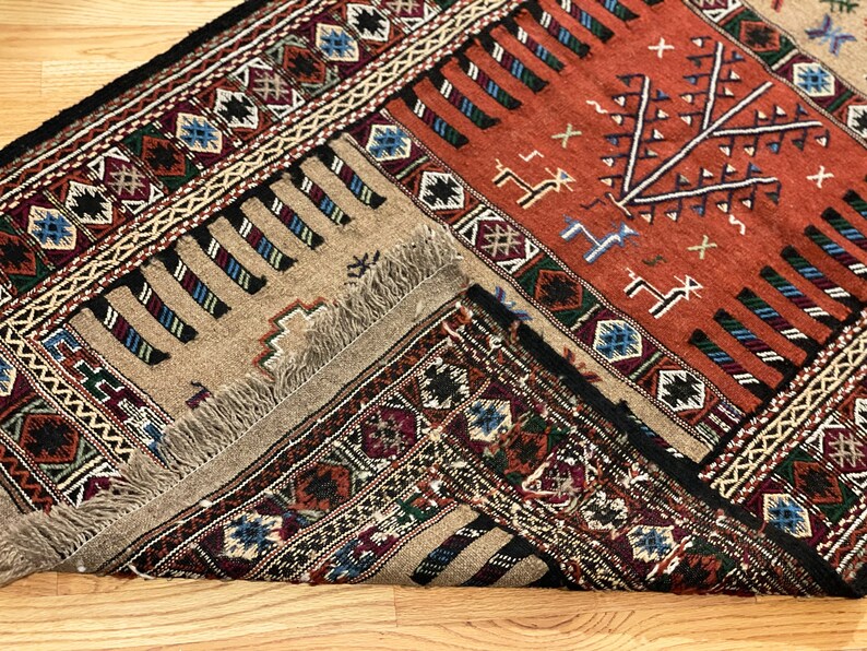 Vintage Persian Kilim Rug 001 / Handmade Rug / Oriental Rug / Area Rug / Brand new / Never, view 2
