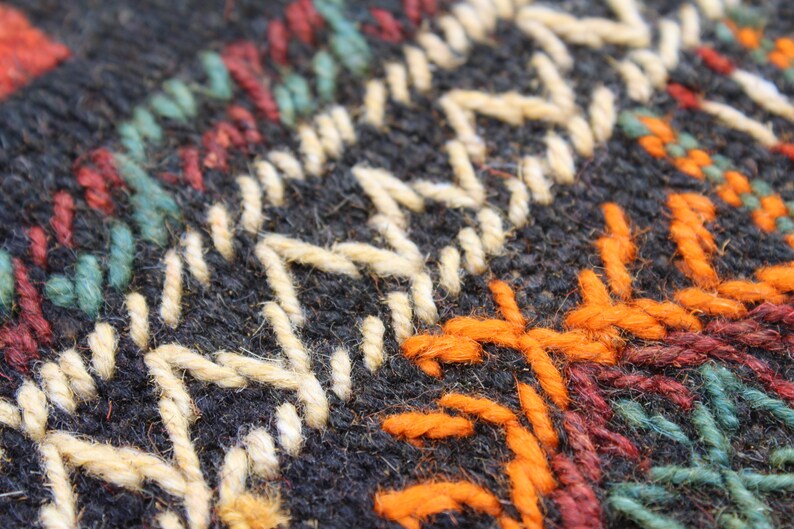 Persian Kilim Rug, 3.2x5.9 Feet, Vintage Rug, Handmade Rug, Antique Rug, Kitchen Rug, Wool، نمای 3
