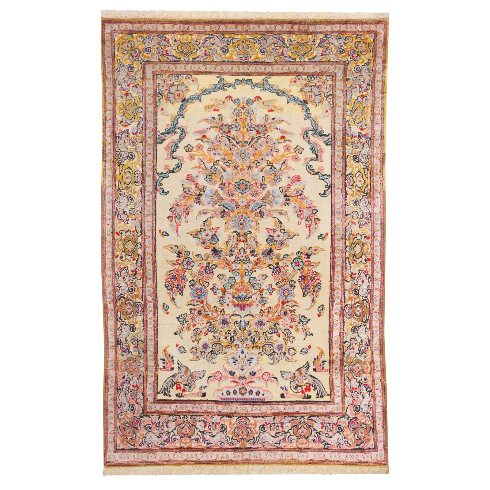 عکس استفاده‌شده برای قالی ابریشمیِ کاشان (شیء)