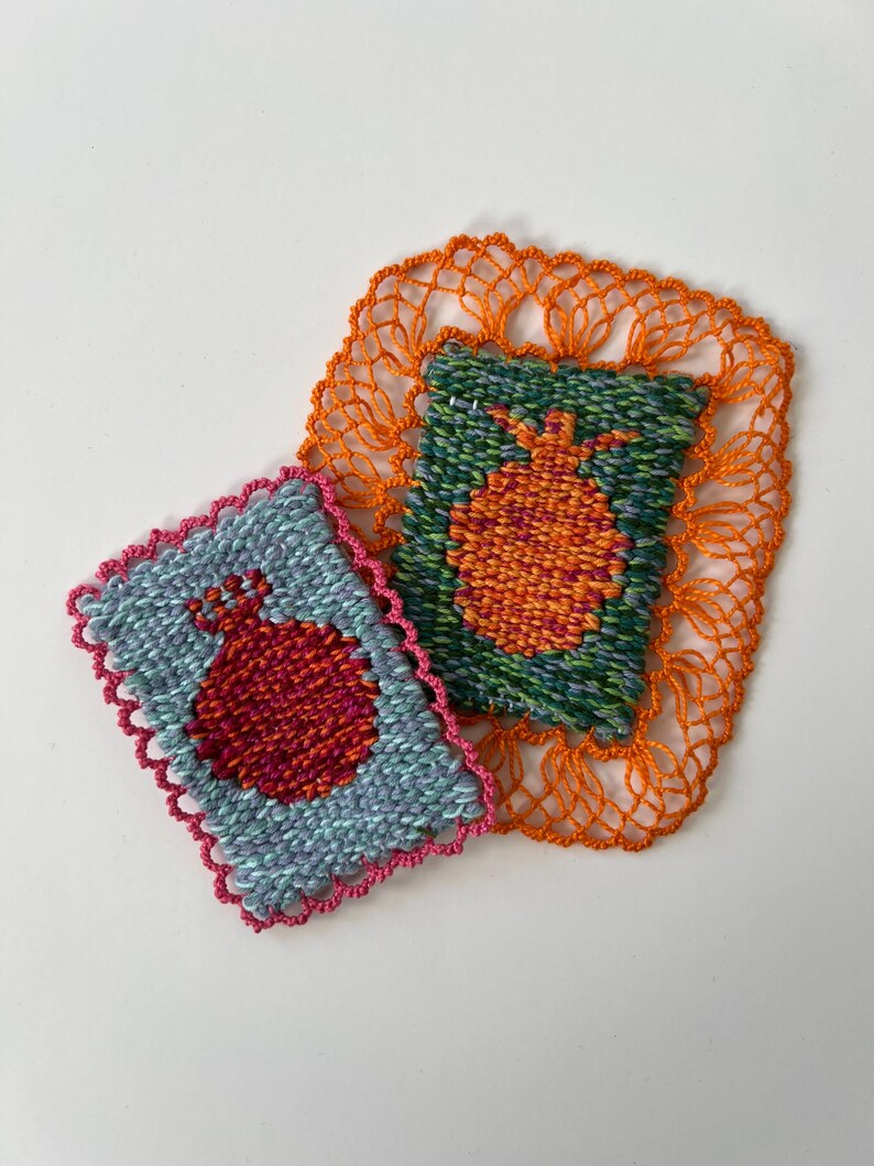 Miniature Carpet with Armenian Needlelace (janyak)، نمای 2