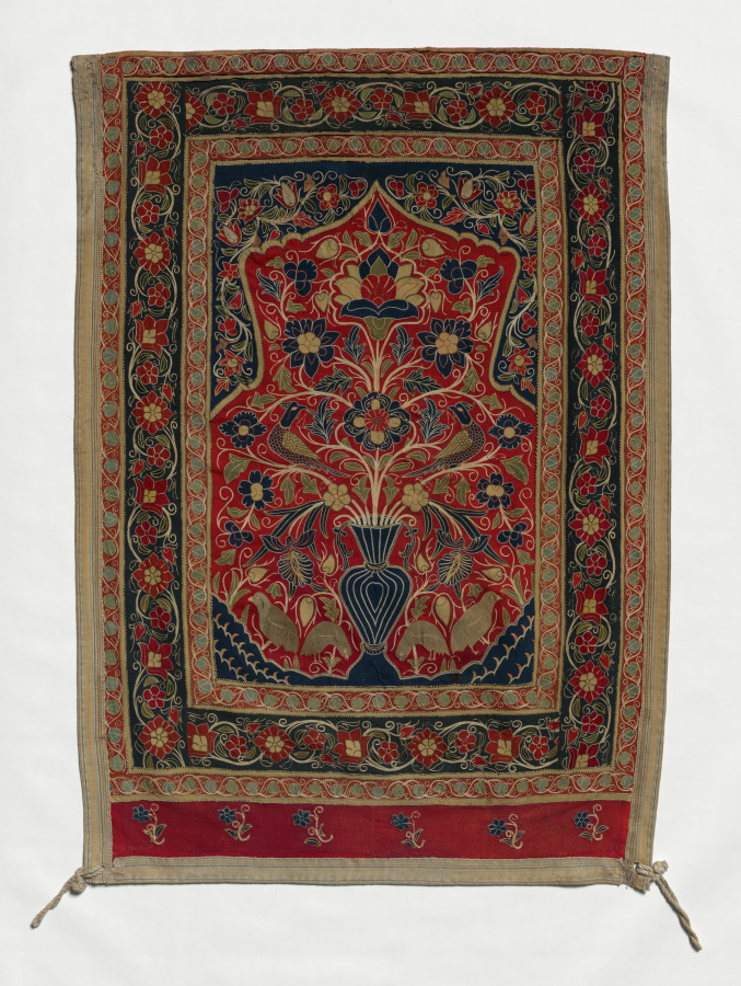 Royal Round Tent made for Muhammad Shah (wall panel with one design unit), 1834–48