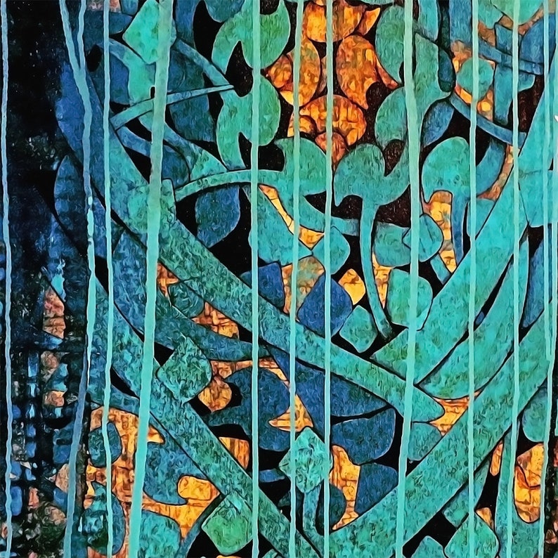 Nastaliq Calligraphy Art | Modern Persian Painting، نمای 3